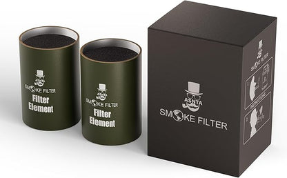 Personal Smoke Air Filter 2PCS Supporting Filter,Suitable for Capturing Smoke and Removing Odors in Cars, Offices and Bedrooms, Durable for 500 Times of Use, Easy Breathing