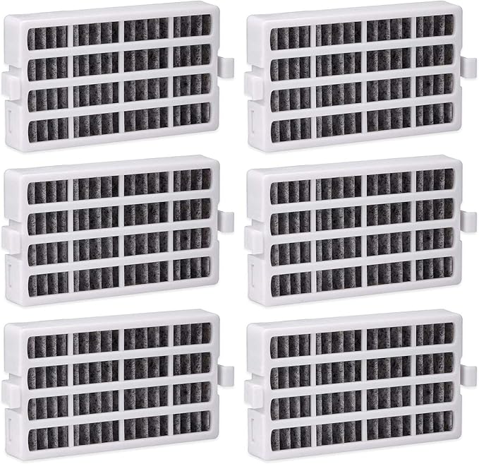 W10311524 Refrigerator Air Filter Replacement Compatible With Whirlpool, AIR1, Maytag, Kitchenaid, and Jenn-Air，Kenmore Fresh Flow Refrigerator Air Filter - 6 Pack