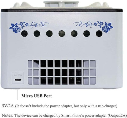 Portable HEPA Filter Air Purifier 3 in 1 with 8000mAh Battery for Smokers, Second Hand Smoke, Pets, PM 2.5 Purification