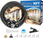 Pre-Assembled Misters for Outside Patio,Outdoor Water Misting Cooling System,30FT|9M.Backyard Mist Kit for Garden,Greenhouse,Deck,Umbrella,Canopy,Pool,Porch.Trampoline Sprinkler,BBQ Party Accessories