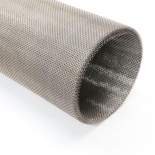 Heavy-Duty Stainless Steel Mesh Screen#18Mesh Wire Dia:0.23mm Size:48"x118"(122x300cm) 304 Stainless Steel Window Screen mesh