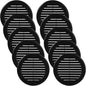 Vent Systems 4" Inch (Opening Dimensions) - Pack of 10 - Black Soffit Vent Cover - Plastic Round Air Vent Grille - Built-in Mesh Screen - HVAC Register Louver for Bathroom, Home, Kitchen