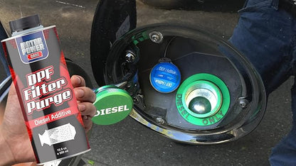 2 bottles DPF Filter Purge: The Most Economical Way to Clean and Protect Your Diesel Particulate Filter, Diesel Additive, High Performance Helps Regeneration No Assembling 500ml 16.9 oz x 2