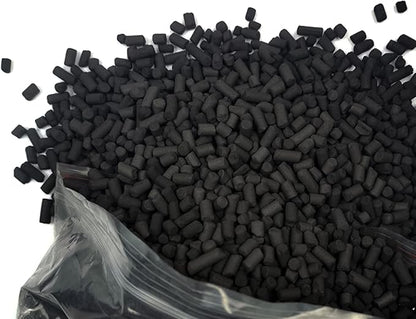 Wave Point Premium Activated Carbon Charcoal Pellets in Media Bag, 5,10,15, 20, 25, 40, 50 Pounds for Aquarium Fish Tank Koi Pond Reef Filter Media, Bulk - 1 Cubic Foot, Approx. 50 lbs (Box)