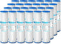 Membrane Solutions 50 Micron Pleated Polyester Sediment Water Filter 10"x2.5" Replacement Cartridge Universal Whole House Pre-Filter Compatible with W50PE, WFPFC3002, SPC-25-1050, FM-50-975 - 24 Pack