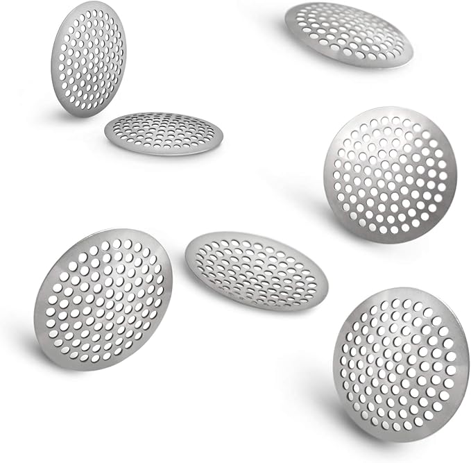 One Inch (1.0") Titanium Rigid Concave Filters - Utility Screens (5 Pack)