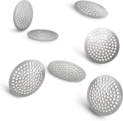 One Inch (1.0") Titanium Rigid Concave Filters - Utility Screens (5 Pack)