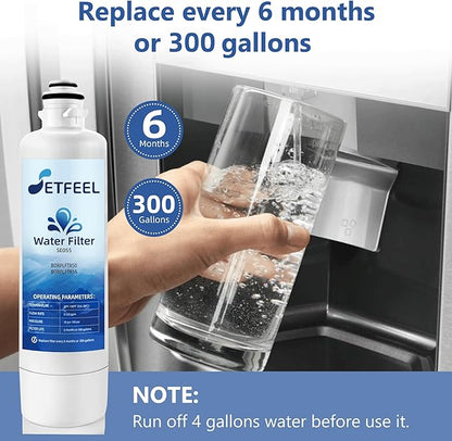 11032531 Refrigerator Water Filter For Bosch, Ultra-Clarity Pro BORPLFTR50, Fit Thermador Water Filter Replacement BORPLFTR55 B36CT80SNS B36CD50SNS Replfltr55, Ra450022, 3 Pack SETFEEL