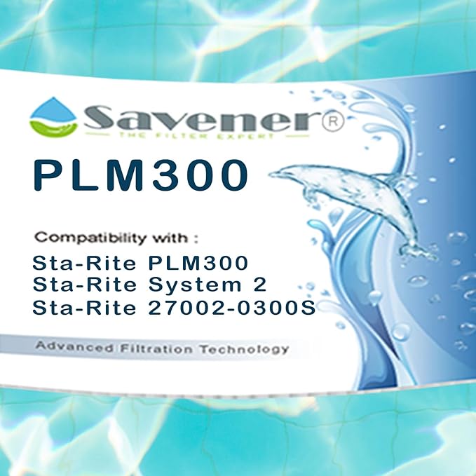 Savener® 27002-0300S Pool Filter, Replaces Sta-Rite 27002-0300S Pool and Spa D.E. Filter, Compatible with Sta-Rite PLM300 and System 2 Pool and Spa Cartridge Filter Modular Media, 300 Sq. Ft