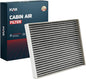 KAX Cabin Air Filter with Activated Carbon, CF12058 Replacement for Hyundai Accent 2018-2022, Elantra 2017-2020, Elantra GT, Kia Forte, Forte 5, Rio, Replace 97133-F2000 Air Filter
