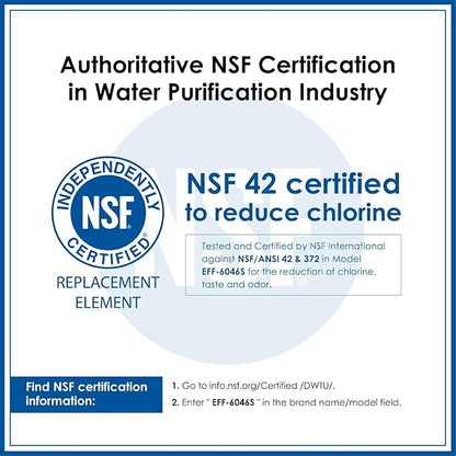 Waterdrop LT1000PC ADQ747935 Refrigerator Water Filter and Air Filter, Replacement for LG® LT1000P®, LMXS28626S, LFXS26973S, LFXS26596S, LFXS28596S, ADQ74793501, ADQ74793502 and LT120F®, 2 Combo