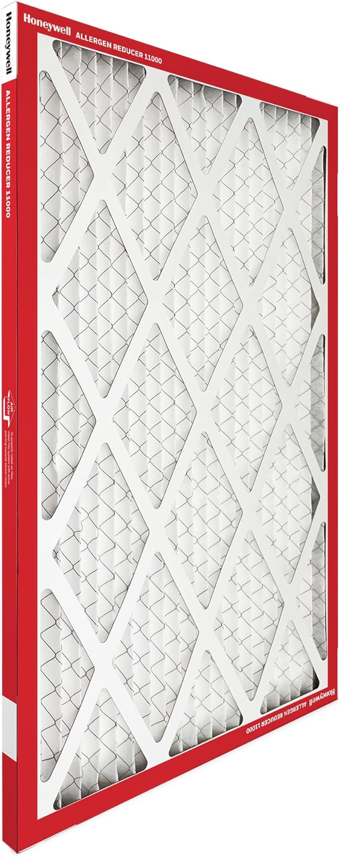 Honeywell 12x12x1 MERV 11 Allergen Reducer 11000 Electrostatic Pleated HVAC AC Furnace Air Filter (4-Pack) | Replacement Filter for Home Use | Made in USA