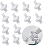 Universal CPAP Inline Filter - CPAP Filters Compatible with ResMed,Dream Station - 12 Packs for 22MM 25MM Tubing Machines, Fresh Air and Purify Black Debris