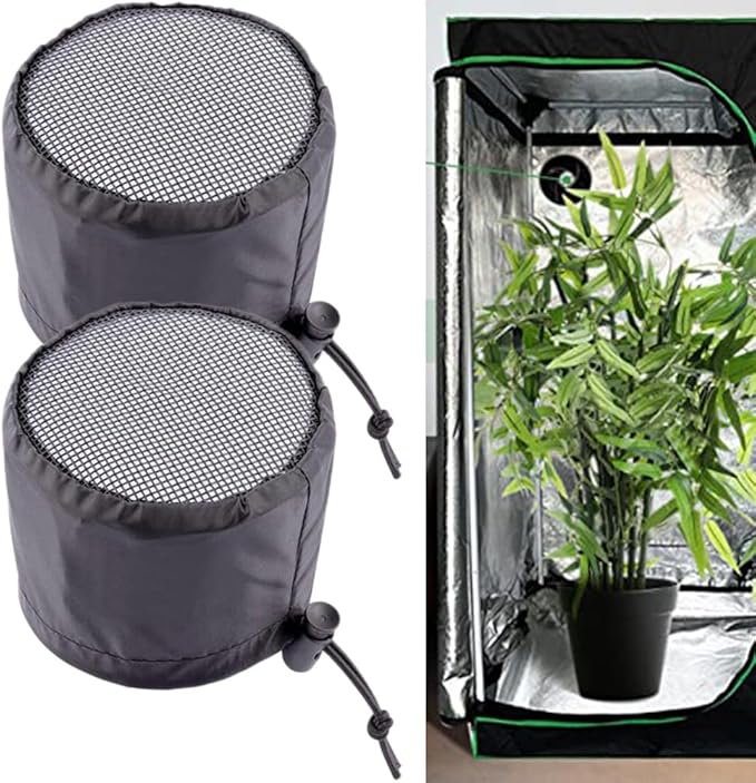 Plant Tent Vent Insect Screen Tent Vent Hood Duct Filter Vent Hood for Plant Growing 4 Inches