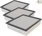 BOSCH 5372WS Workshop Engine Air Filter - Compatible with Select Ford Expedition, F-150, F-250 Super Duty, F-350 Super Duty, F-450 Super Duty, F-550 Super Duty; Lincoln Navigator (Pack of 3)