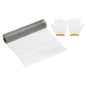 PATIKIL 40" L x 10" W Woven Wire Mesh, 12 Mesh 304 Stainless Steel Air Vent Filter Screen with Gloves for Window Security Vent Cover Filtration Animals Fence
