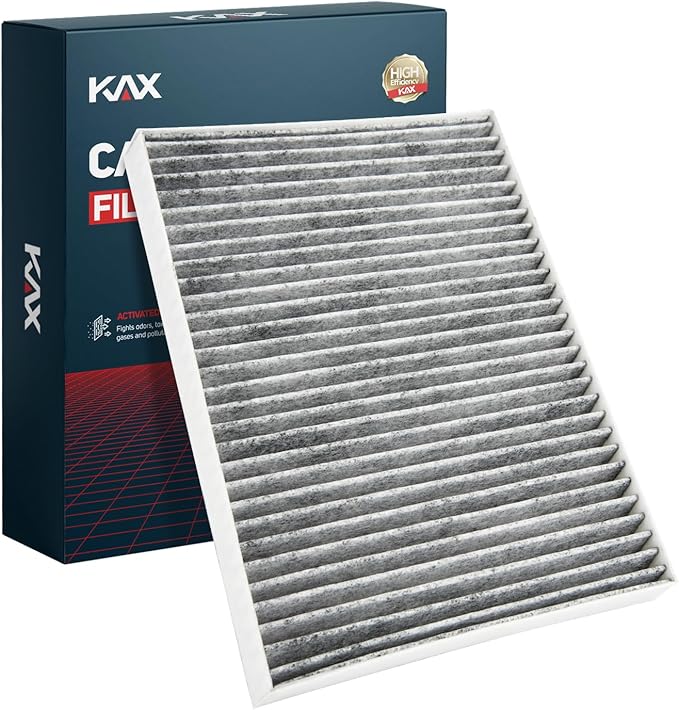 KAX Cabin Air Filter with Activated Carbon, CF11663 Replacement for Chevy Traverse 2009-2017, GMC Acadia 2007-2016 Acadia Limited, Buick Enclave 2008-2017, Outlook, Passenger Compartment Air Filter