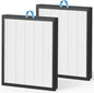 Fil-fresh Vital 200S Replacement Filter for LEVOIT Vital 200S/200S-P Air Purifier, H13 True HEPA & Activated Carbon Filter, Replace Vital 200S-RF, White, 2-Pack