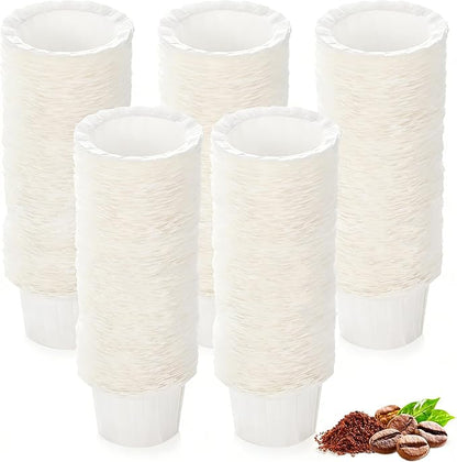Disposable Paper Coffee Filters, Keurig K Cup Paper Filters for Keurig Single Brewer Reusable Cups, K-cup Coffee Pods, Fits All Brands Reusable K Cups (500)