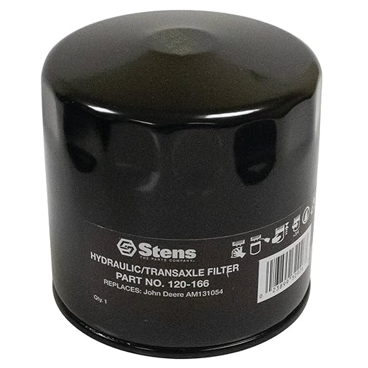 Stens Hydraulic Oil Filter 120-166 Compatible with/Replacement For John Deere 425, 445, 455, 647, 647A, 727A, 777, 797 ZTrak, X465, X475, X485, X495, X700, X740, X749, Z425, Z445, Z465 EZTrak