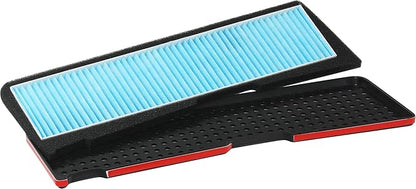 EPAuto Air Intake Filter + Grille Cover Replacement for Tesla Model 3 (2021-2025) / External Air Inlet Vent Compatiable, 12.5''L x 3.75''W