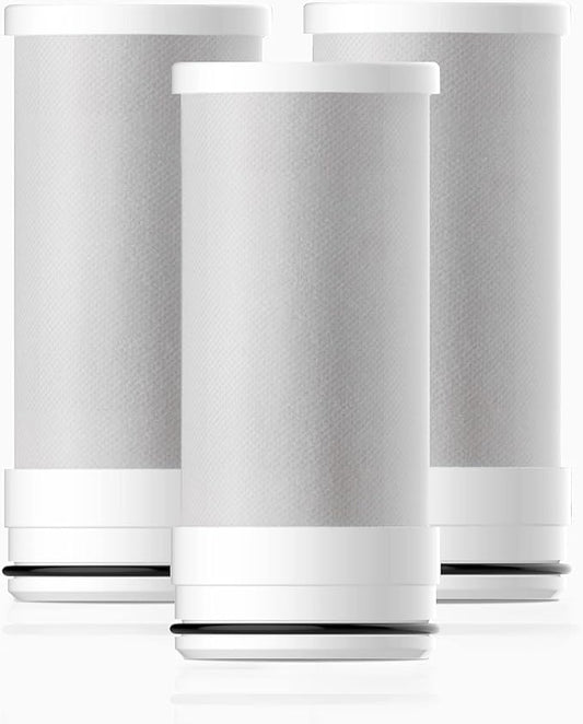 Mist- Water Filter for Sink Replacement Filter, RFMFS395 Replacement Filter for Faucet Mounted Filtration Systems, Replaces Mist MFS094, MFS095 & all Similar Designs, Tap Water Filter (3 Pack)…