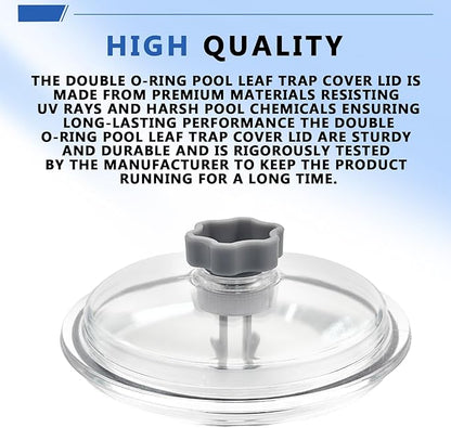 SF15110 Pool Leaf Collector Cover for Intex 12-Inch Sand Filter Pump, Sand Filter Replacement Parts for Intex SF80110-1,SF80110-2，11823,26361CA ,26361EH,26361W,ECO15110-2 Models,with O-Ring and Valve