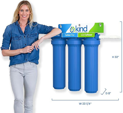 E-3000 Whole House Salt-Free Water Softener & Filter for City Water