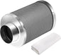 Air Carbon Filter Odor Control, Reversible Flange, Pre-Filter Included, Smelliness Scrubber