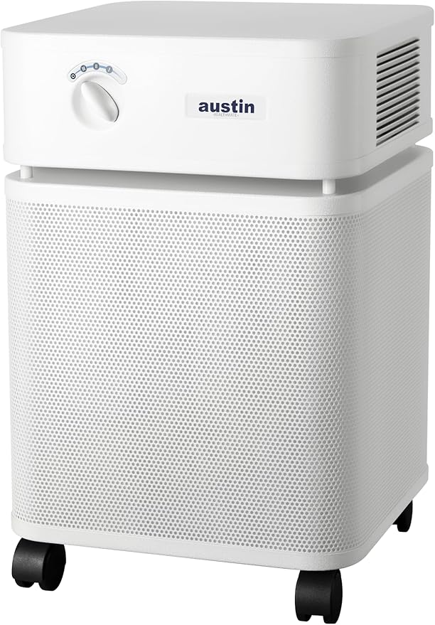 Austin Air HealthMate Plus Air Purifier - Advanced 4- Stage Filtration Air Purifiers For Home with Activated Carbon & Zeolite - Ideal as Air Purifiers for Bedroom or any Large room, Model B450