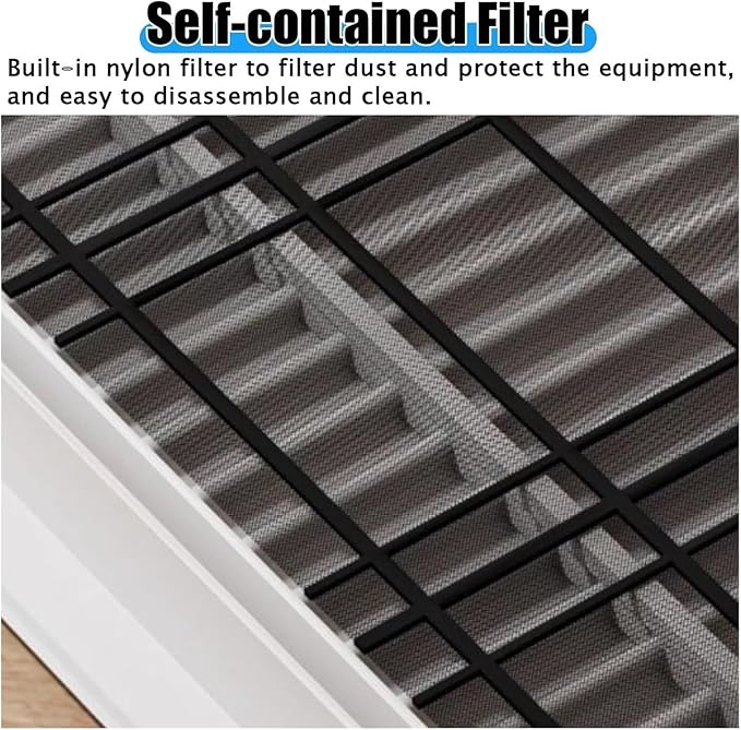 White Access Panel Air Grille Vent Cover, Square Vents Registers, Air Return Vent Cover, Flat Vent Cover, Return Air Grilles, Plumbing Access Panel(400x400 mm/15.8x15.8 in)