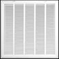 HVAC Premium 25 x 32 Duct Opening Steel Return Air Filter Grille, for 1-inch Filter, Removable Door, Flat Stamped HVAC Vent Cover Grille, Outer Dimensions 27.5 x 34.5