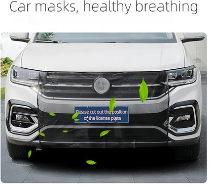 Car Grill Mesh – Premium Bug Screen for Automotive Grille, Radiator Protection, Debris Prevention with Durable Net (Black)