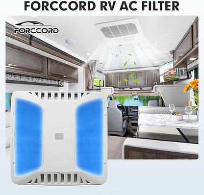 6-Pcs RV AC Filters 16''x6'' Replacement for Coleman Mach Air Conditioner Vent MERV 6 AC Filter