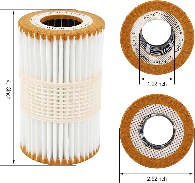 Premium Oil Filter, Compatible with Audi 2017-2019 Q7, 2016-2018 A6 Quattro, 2016 A6, 2016 A7, 2016-2018 A7 Quattro, 2015-2016 A8, 2016-2019 A8 Quattro