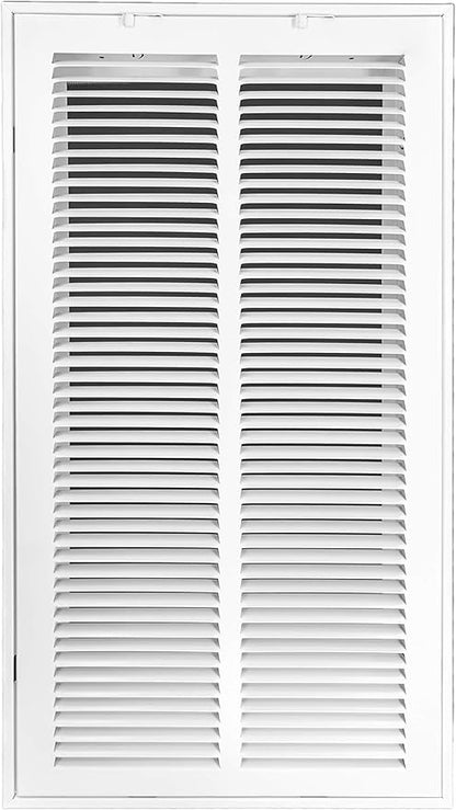 Venti Air 12" X 24" Steel Return Air Filter Grille - Removable Face/Door for 1 inch Filters - HVAC Duct Cover Grill (2-3 Business Day Delivery) [Outer Dimension: 14.5"W X 26.5" H]
