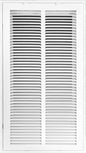 Venti Air 12" X 24" Steel Return Air Filter Grille - Removable Face/Door for 1 inch Filters - HVAC Duct Cover Grill (2-3 Business Day Delivery) [Outer Dimension: 14.5"W X 26.5" H]