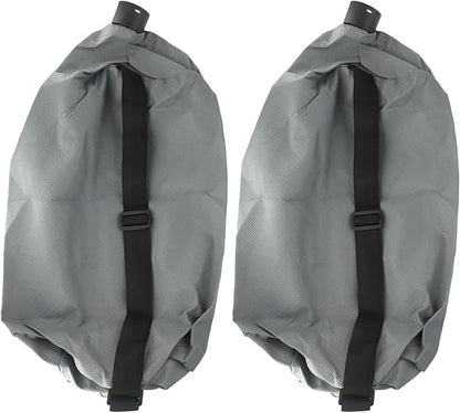 Wall Grinder Vacuum Bag for Dust- Self-Priming Sandpaper Machine, Dust Collector Replacement Part for Renovation Tools, Grey(2PCS)