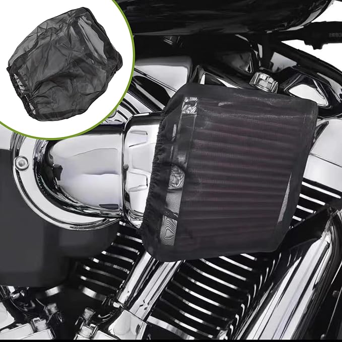 2 PCS Air Filter Cover for Car, Dustproof Cold Air Filter Protective Sock Cover Wrap, Automotive Air Cleaner for High Flow Air Intake Filters, Universal Vehicle Accessories (Small)