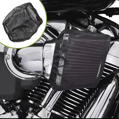 2 PCS Air Filter Cover for Car, Dustproof Cold Air Filter Protective Sock Cover Wrap, Automotive Air Cleaner for High Flow Air Intake Filters, Universal Vehicle Accessories (Small)