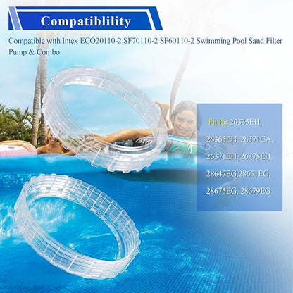 11479 Leaf Trap Nut Compatible with Intex ECO20110-2 SF70110-2 SF60110-2 Swimming Pool Sand Filter Pump & Combo, Fit for 26335EH, 26365EH, 26371CA, 26371EH, 26375EH, 28647EG, 28651EG, 28675EG, 28679EG