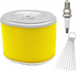 AFZE30 Air Filter Compatible with Honda GX340 GX 390 11HP 13HP Engine 17210-ZE3-505 17210-ZE3-010 Air Cleaner Lawn Mower with Spark Plug