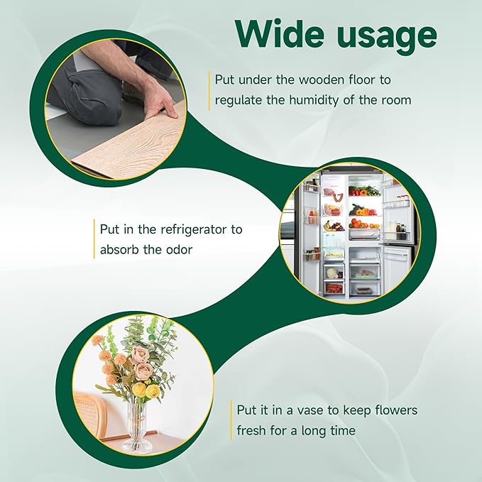4 Packs 210g Odor Absorbing Activated Carbon Filter Refills for Smart Waste Kitchen Composter, Activated Charcoal Pellets