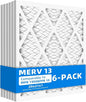 (6 Pack) 20x21x1 Air Filter, MPR 1900 & FPR 10, MERV 13 Pleated Air Filter (Actual Size: 19.75x20.75x0.75 inch)