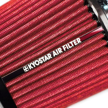 Universal 3" 76mm High-Flow Air Filter, Reusable Cone Cold Air Intake, High Performance, Washable, Clamp-On Car High Flow Dry Air Kit, Flange Diameter: 3 Inch, Filter Height: 6.4 Inch, Green