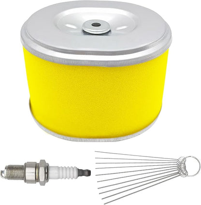 AFZE28 Air Filter for Honda GX 270 GX 240 8HP 9HP Engine Replaces 17210-ZE2-822 17210-ZE2-505 17210-ZE2-515 Lawn Mower Tiller Air Cleaner with Spark Plug