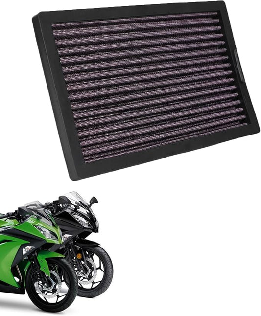 Motorcycle Air Filters Cartridge Intake Cleaner for Ninj.a EX250/250R, EX300/300 ABS/300A, Z300 2008-2017 Street Bike Motorbike