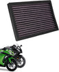 Motorcycle Air Filters Cartridge Intake Cleaner for Ninj.a EX250/250R, EX300/300 ABS/300A, Z300 2008-2017 Street Bike Motorbike