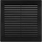 Vent Systems 6" x 6" Inch (Opening Dimensions) - Pack of 50 - Plastic Black Soffit Vent Cover - Flat Square Air Vent Grille - Air Vent Deflector - HVAC 8" x 8" Inch (Overall Dimensions)