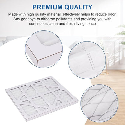 GreeSuit 5 Pack MERV-10 Pre-Filter Replacement Compatible with AlorAir CleanShield HEPA 550 Air Scrubber and Abestorm HEPA 550 Air Scrubber - 5 Pack